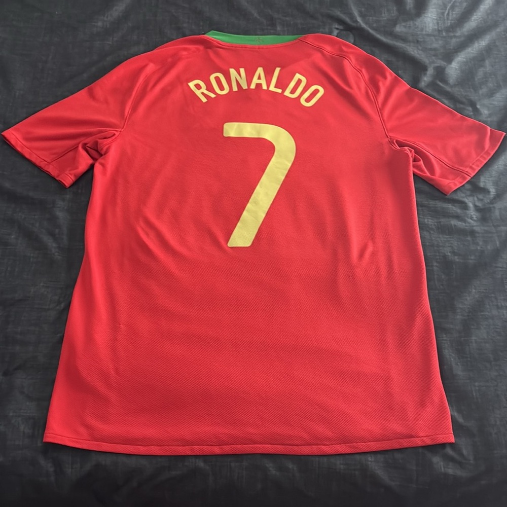 Portugal 🇵🇹 #7 Cristiano Ronaldo Euro 2008 Nike Home Jersey